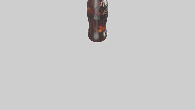 Cola model Low-poly 3D model 7