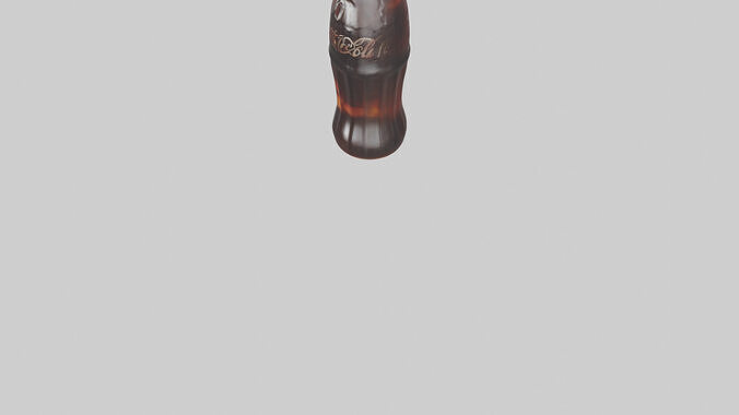 Cola model Low-poly 3D model 6