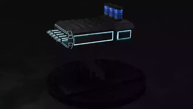 Sci fi Chemical missile lounger