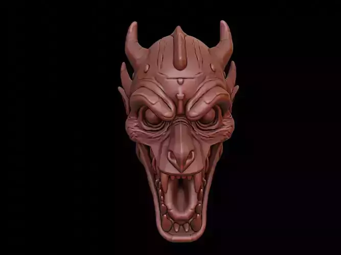 Monstrous Mask 3d Printing