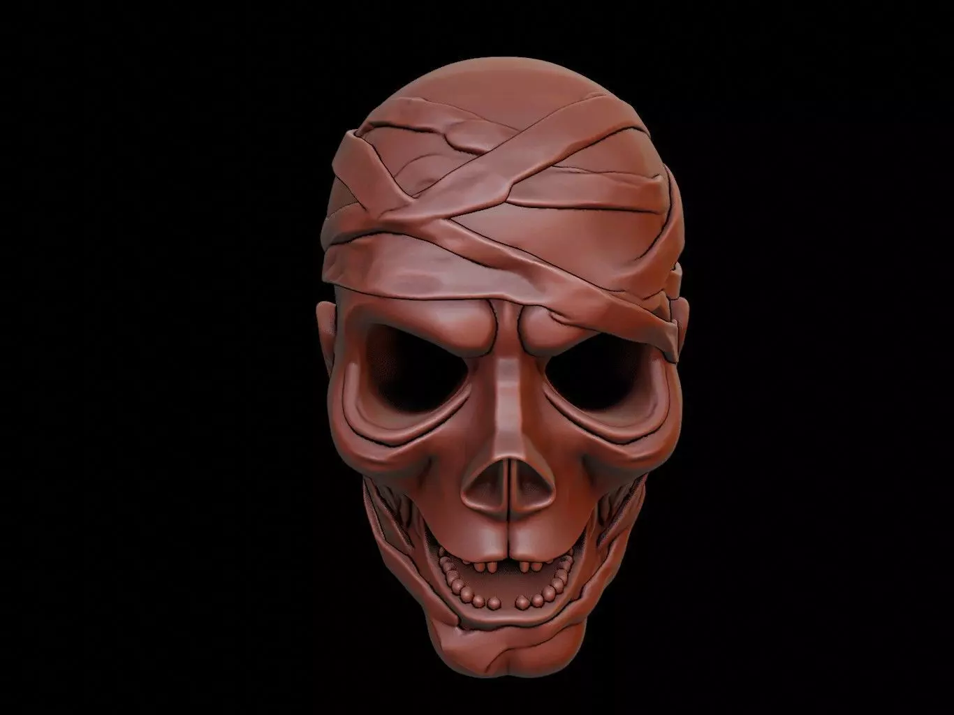 Mummy Mask 3d Printing 3D print model