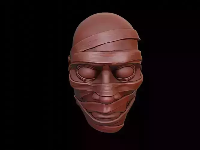 Mummy Mask 3d Printing