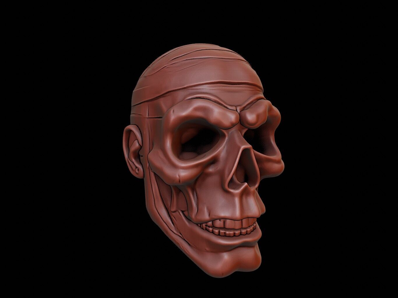 Mummy Mask 3d Printing 3D print model_1