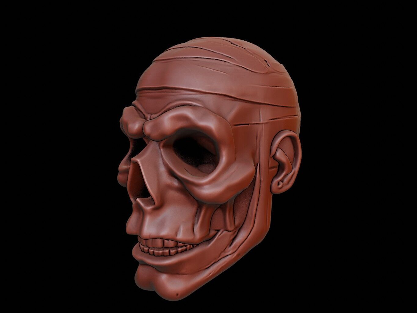 Mummy Mask 3d Printing 3D print model_2