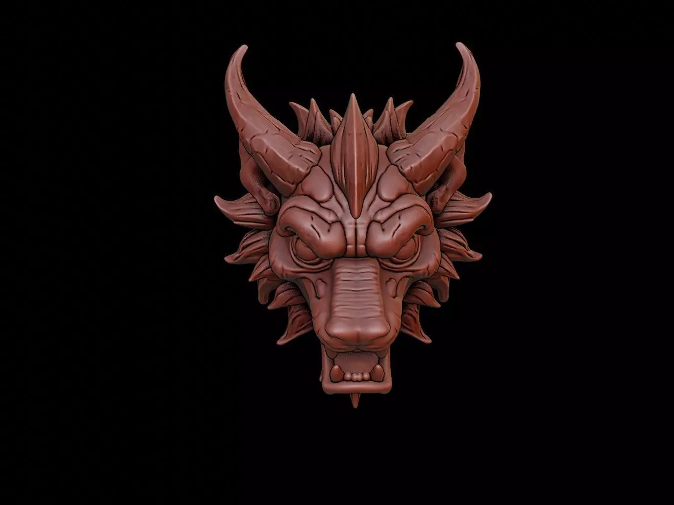 Mythological Beast Mask 3d Printing 3D print model