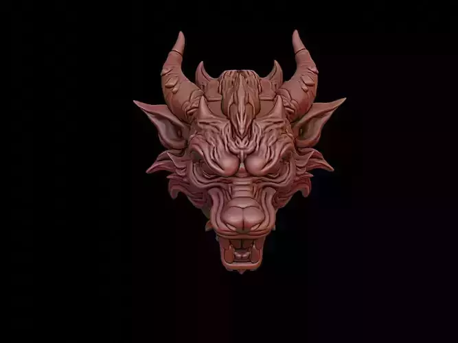 Mythological Beast Mask 3d Printing