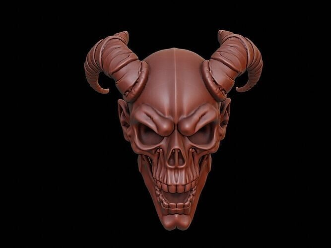 Necromancer Mask 3d Printing 3D print model