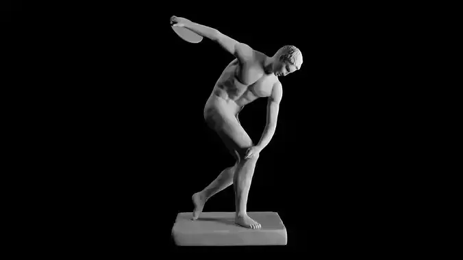 Diskobolus 3D print model 3D print model