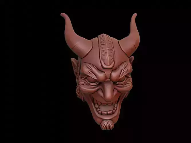 Oni Mask 3d Printing