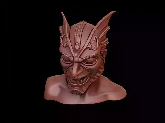 Phantom Warrior Mask 3d Printing