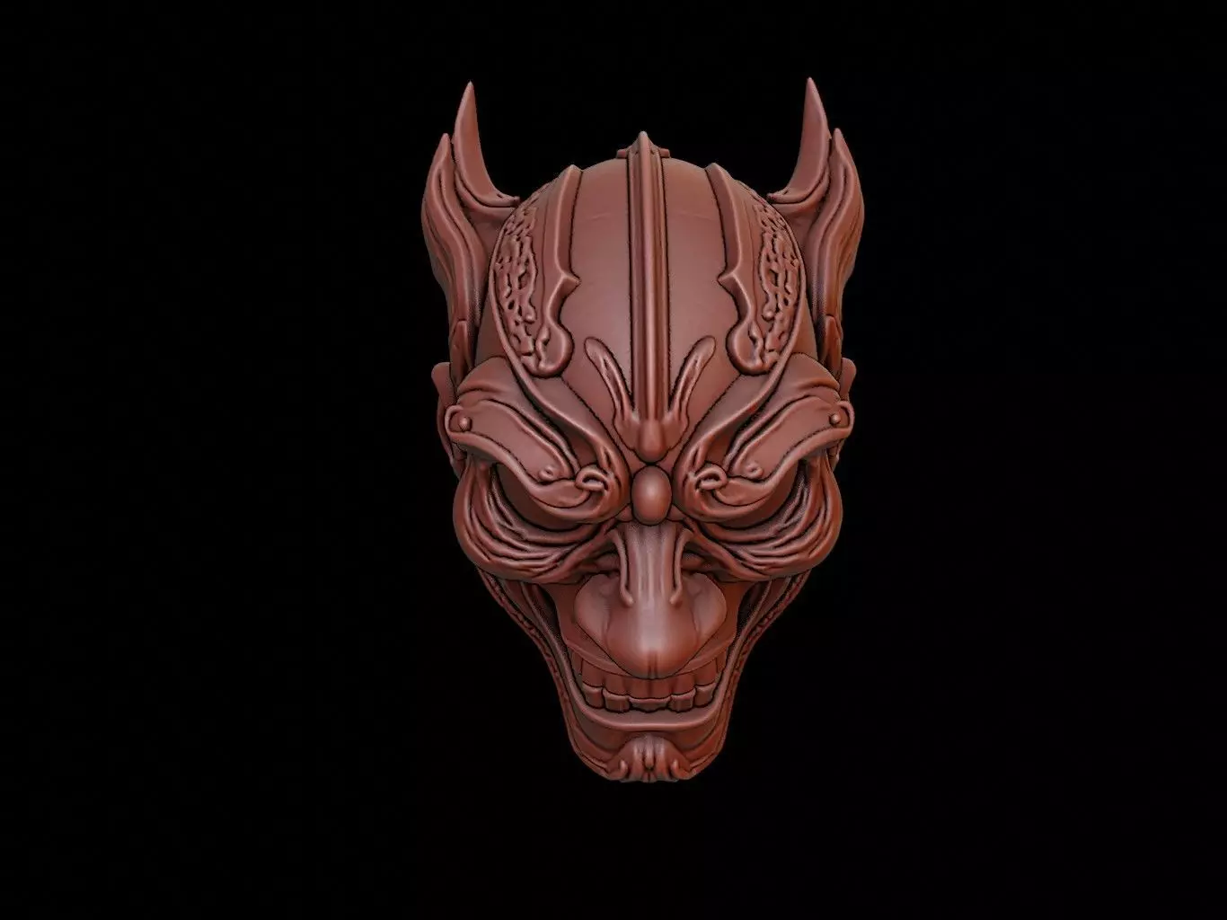 Phantom Warrior Mask 3d Printing 3D print model_0