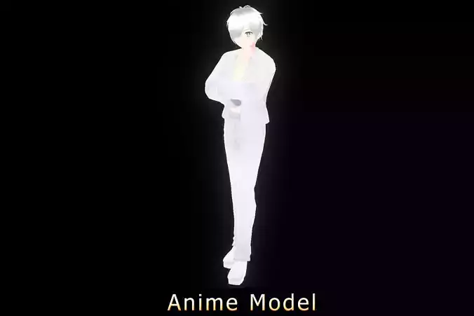 Anime Character - Akira Free 3D model