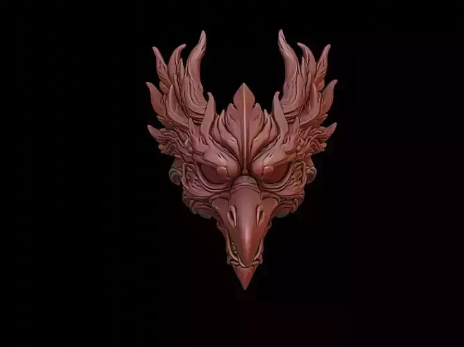 Phoenix Mask 3d Printing