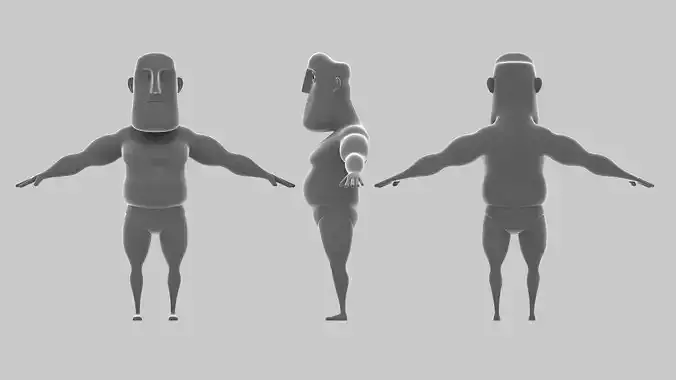 Character-3dmax-Rig-pose