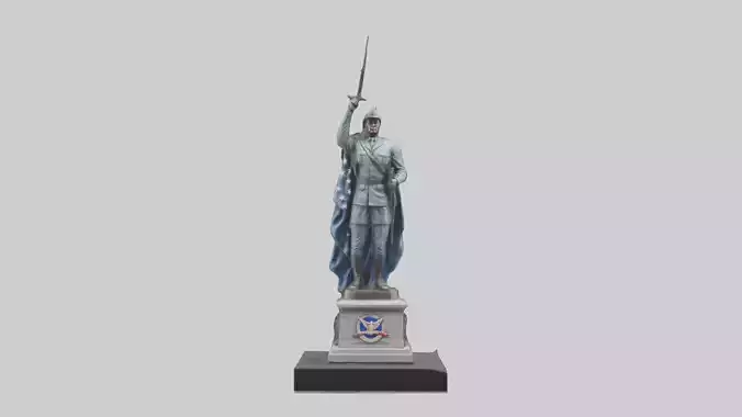Combat Honor Statue model
