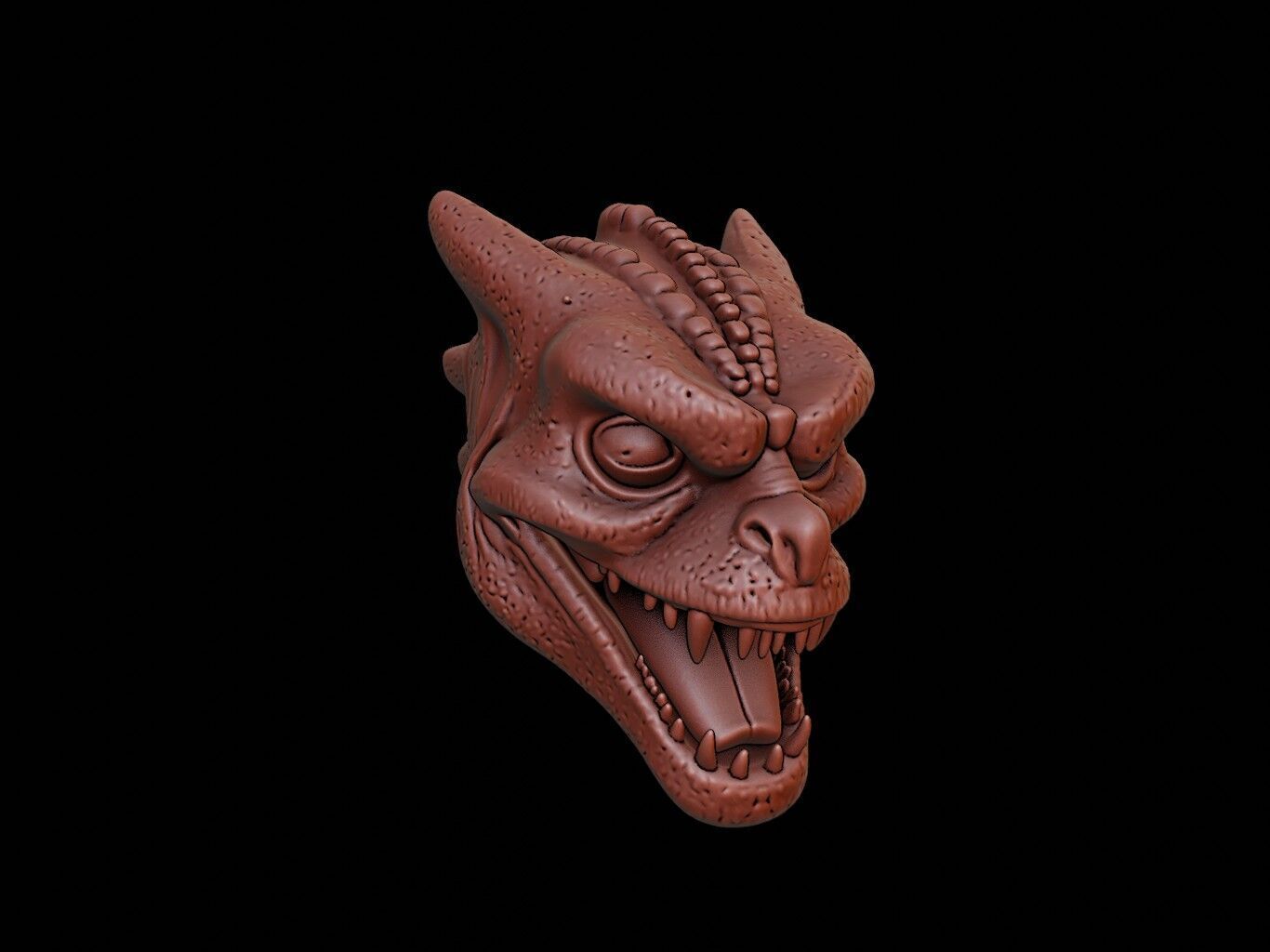 Reptilian Mask 3d Printing 3D print model_1