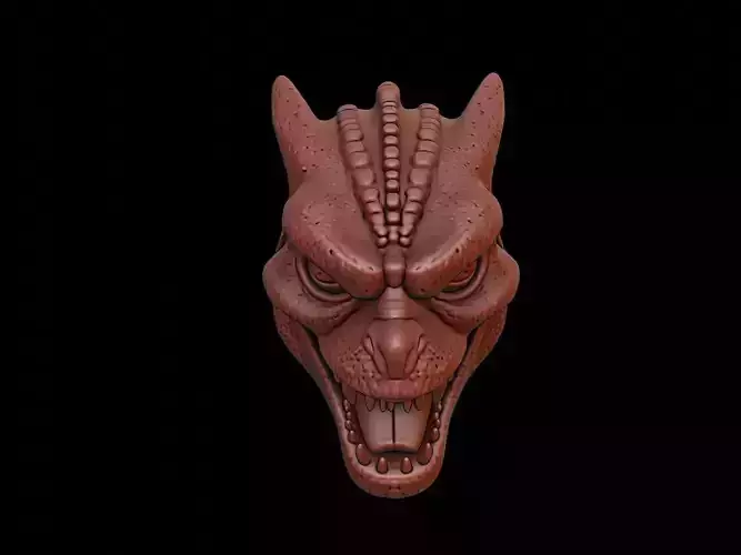 Reptilian Mask 3d Printing 3D print model