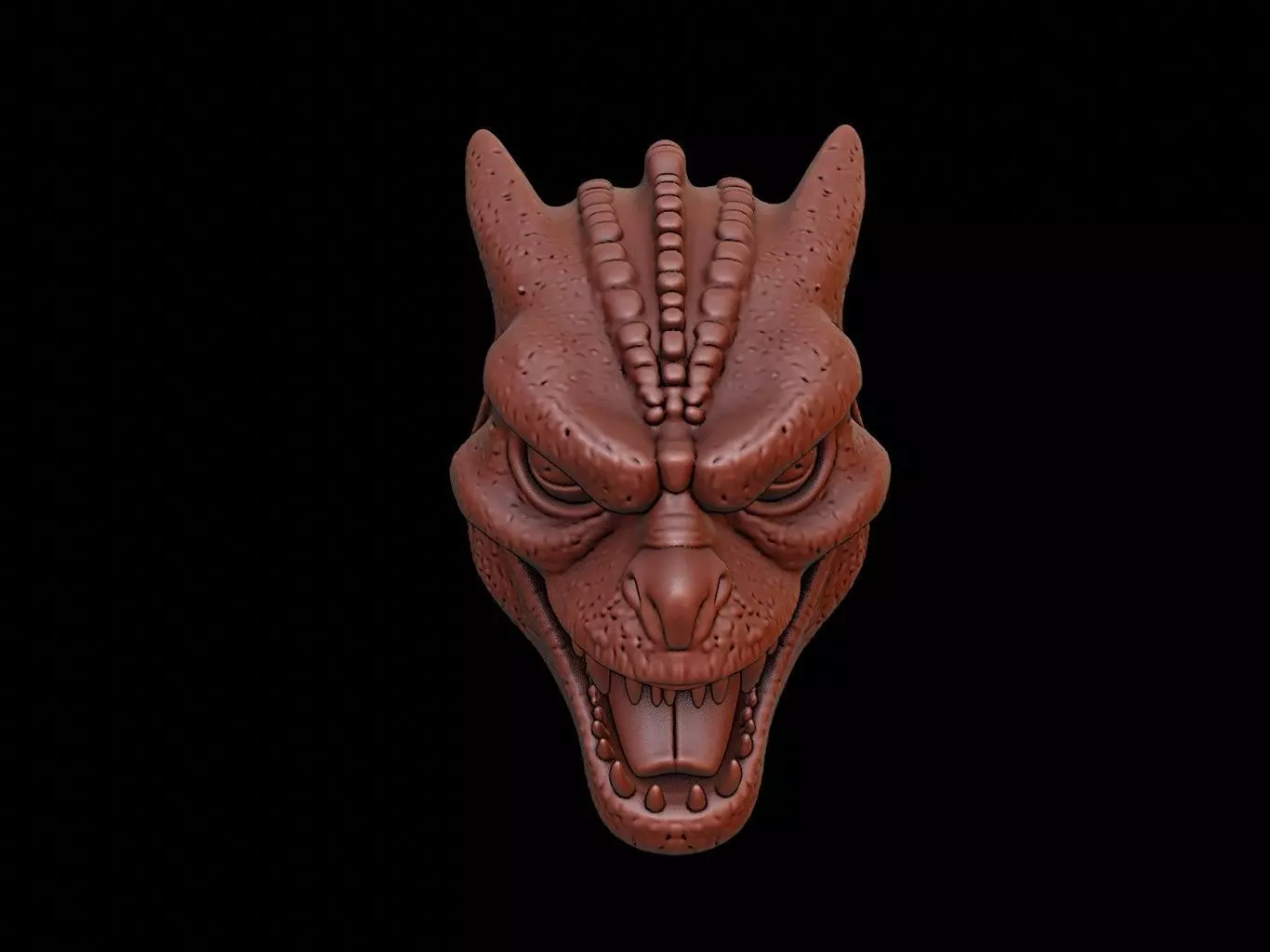 Reptilian Mask 3d Printing 3D print model_0