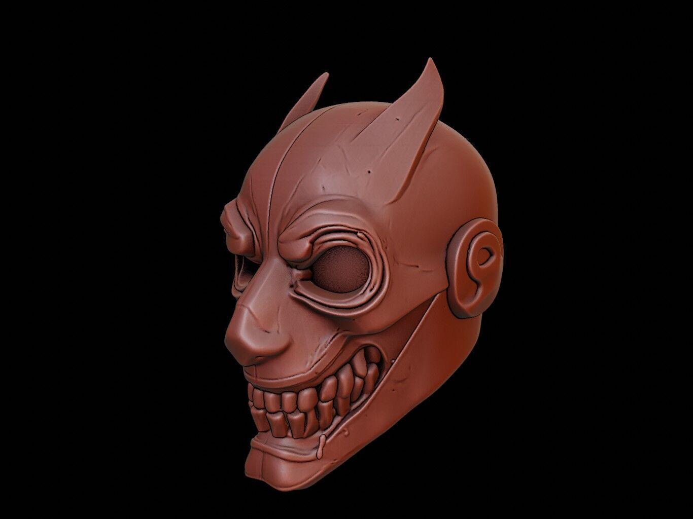 Robot Mask 3d Printing 3D print model_2