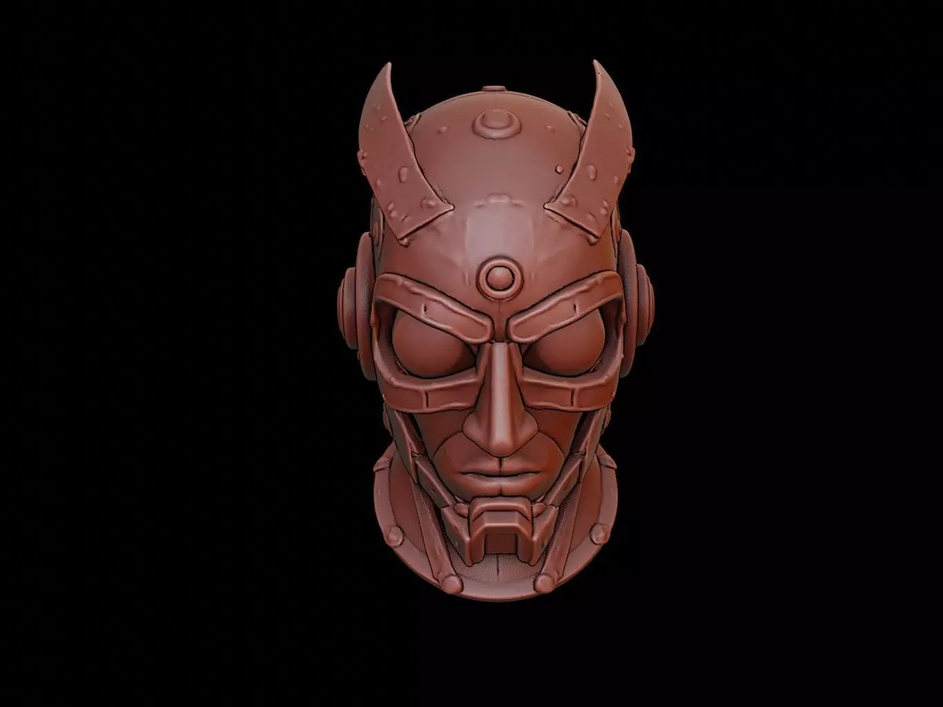 Robot Mask 3d Printing 3D print model_0