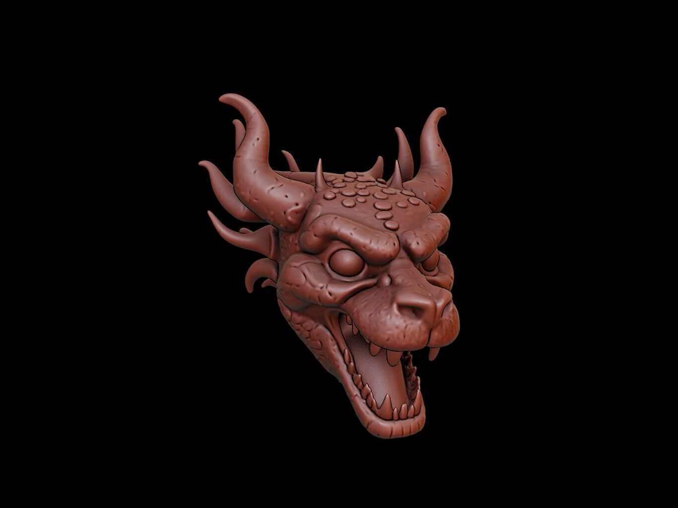 Serpent Mask 3d Printing 3D print model_1