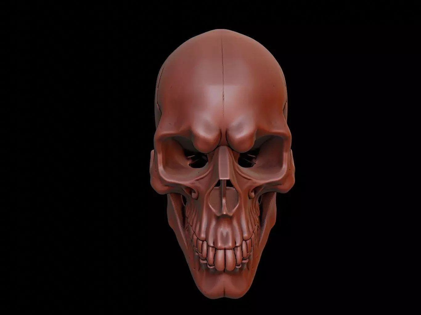 Skull Knight Mask 3d Printing 3D print model_0