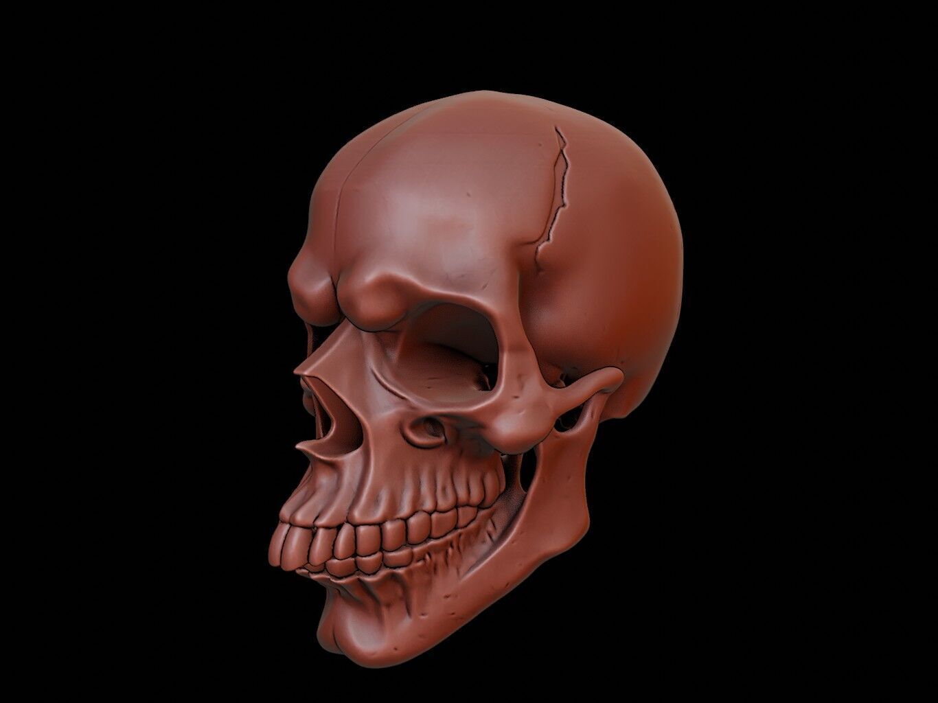 Skull Knight Mask 3d Printing 3D print model_2