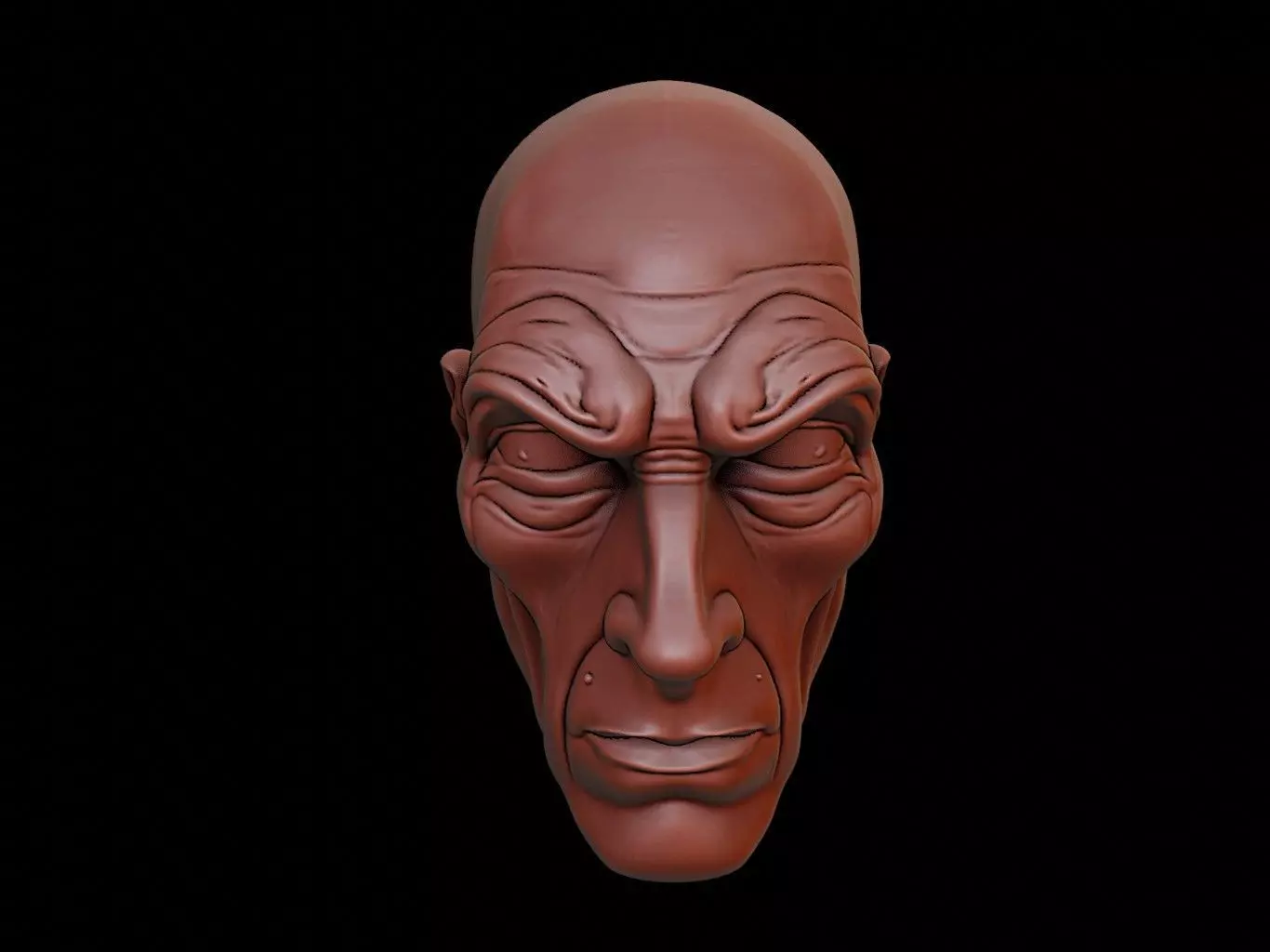 Sorcerer Mask 3d Printing 3D print model