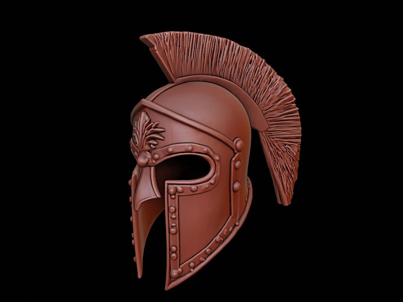 Spartan General Mask 3d Printing 3D print model_2