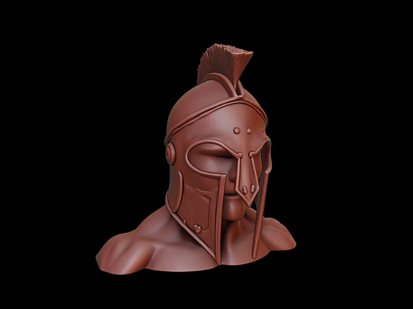Spartan Warrior Mask 3d Printing 3D print model_1