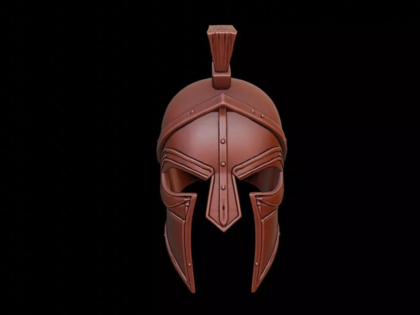 Spartan Warrior Mask 3d Printing 3D print model