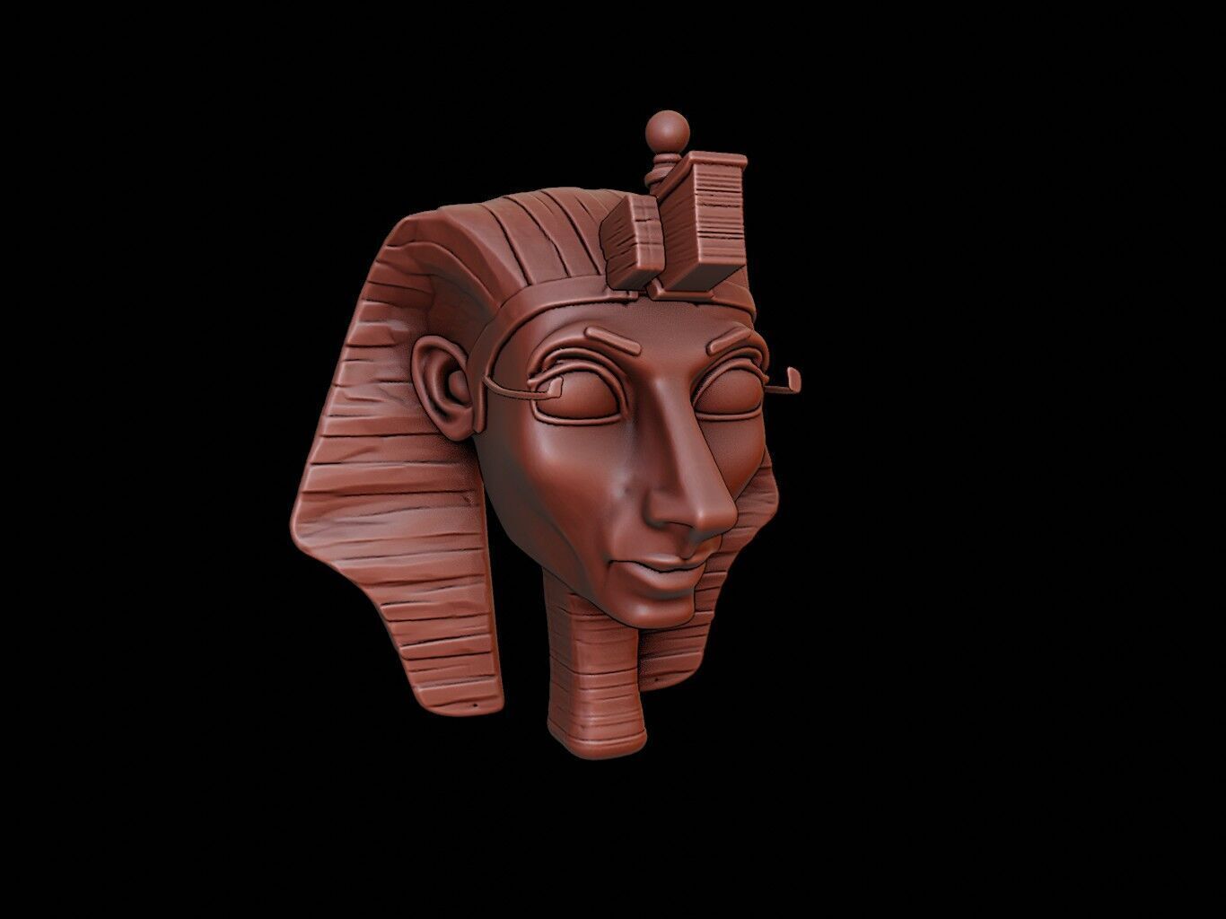 Sphinx Mask 3d Printing 3D print model_1