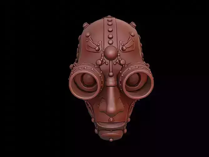 Steampunk Mask 3d Printing