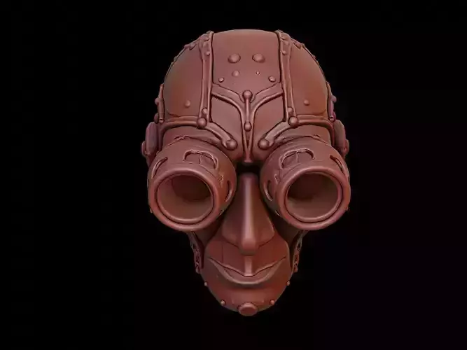 Steampunk Mask 3d Printing