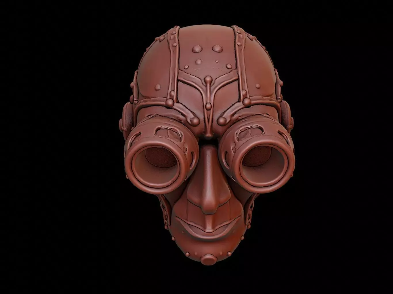 Steampunk Mask 3d Printing 3D print model_0