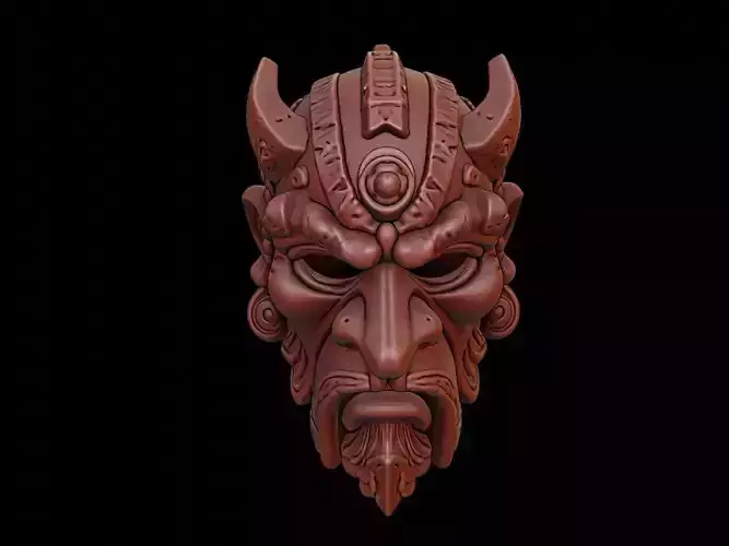 Stone Guardian Mask 3d Printing