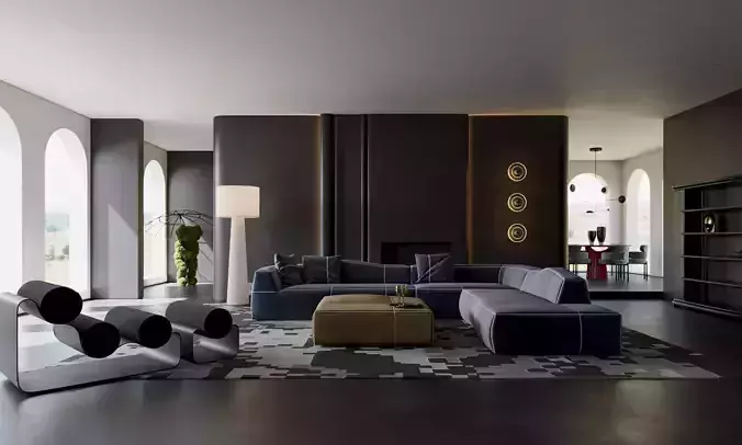 Apartment interior scenes      