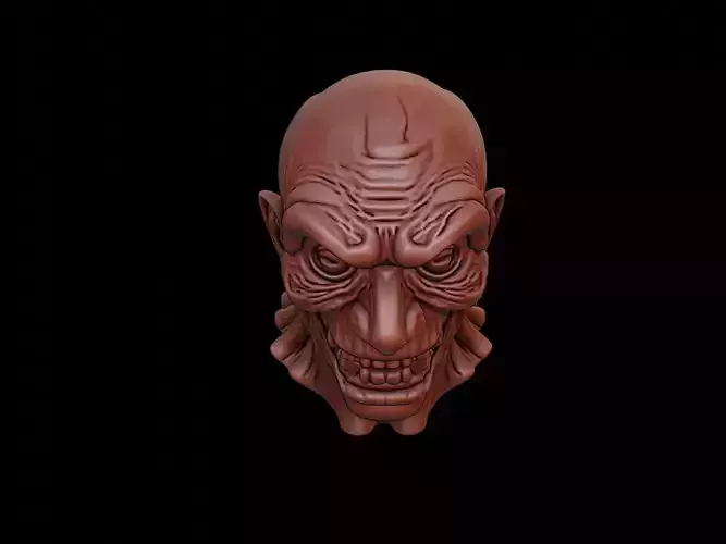 Swamp Monster Mask 3d Printing