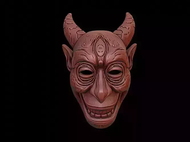 Tribal Mask 3d Printing