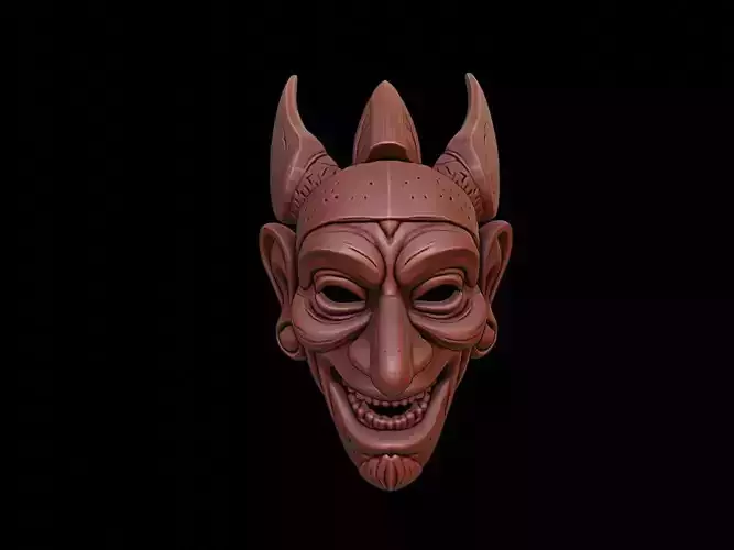 Tribal Mask 3d Printing