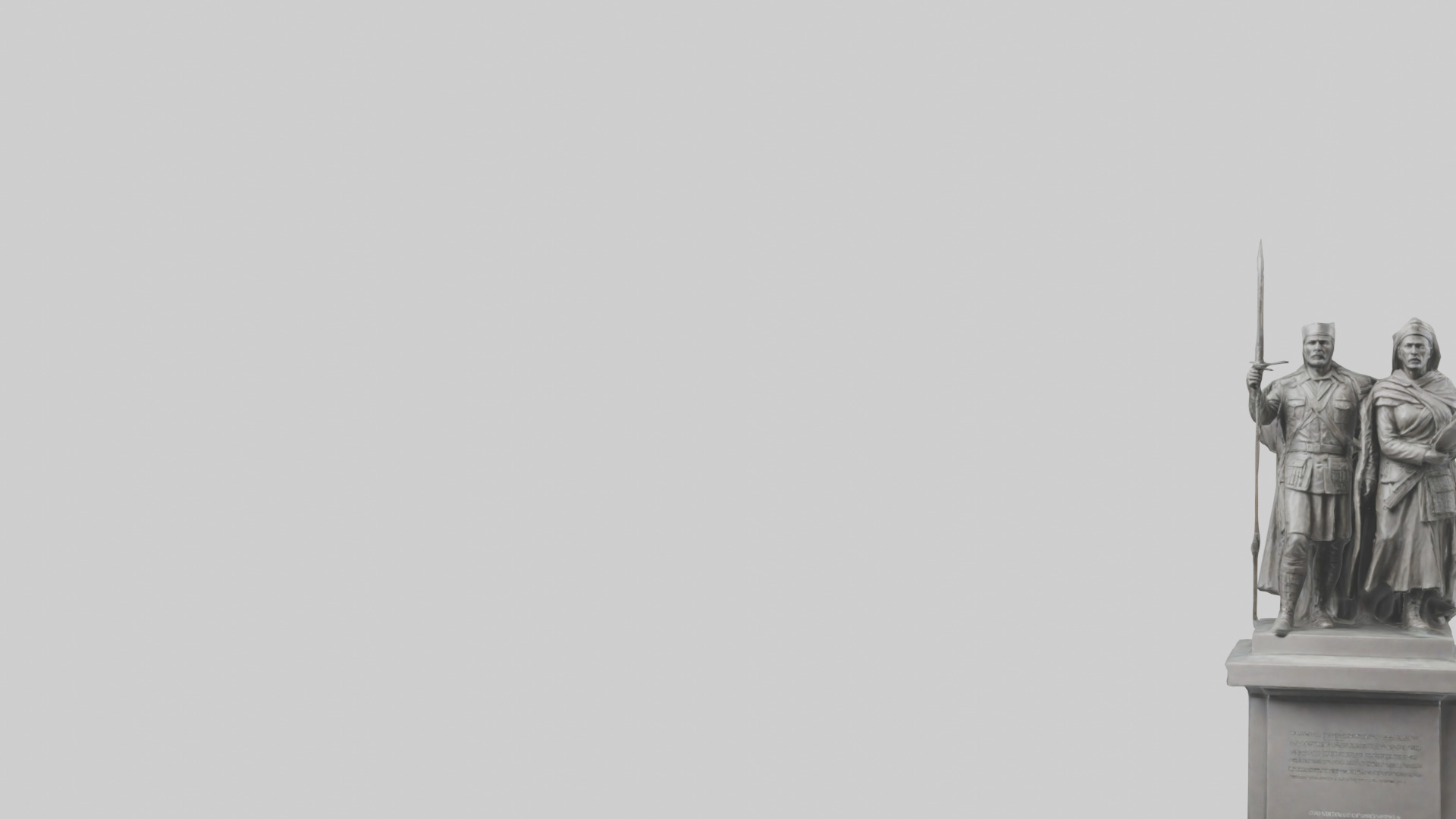 Conquerors of Oppression statue model Low-poly 3D model_21