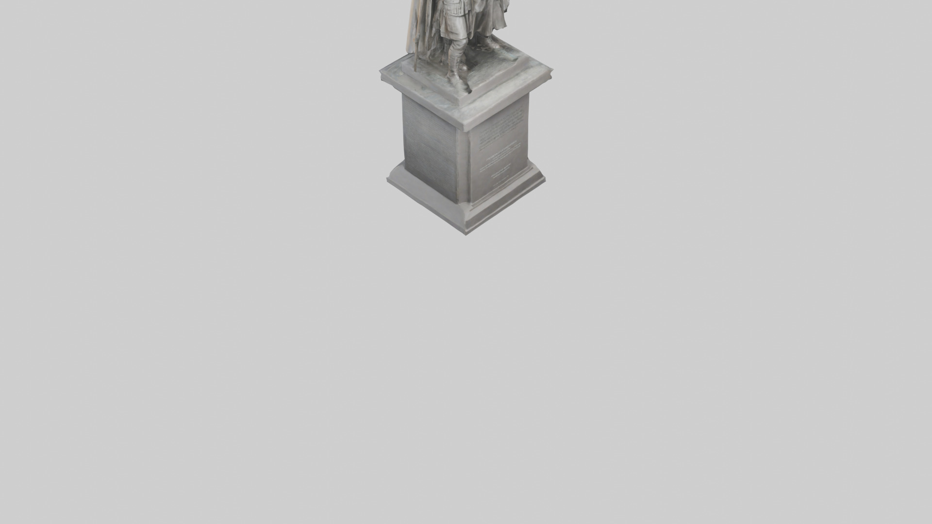 Conquerors of Oppression statue model Low-poly 3D model_7