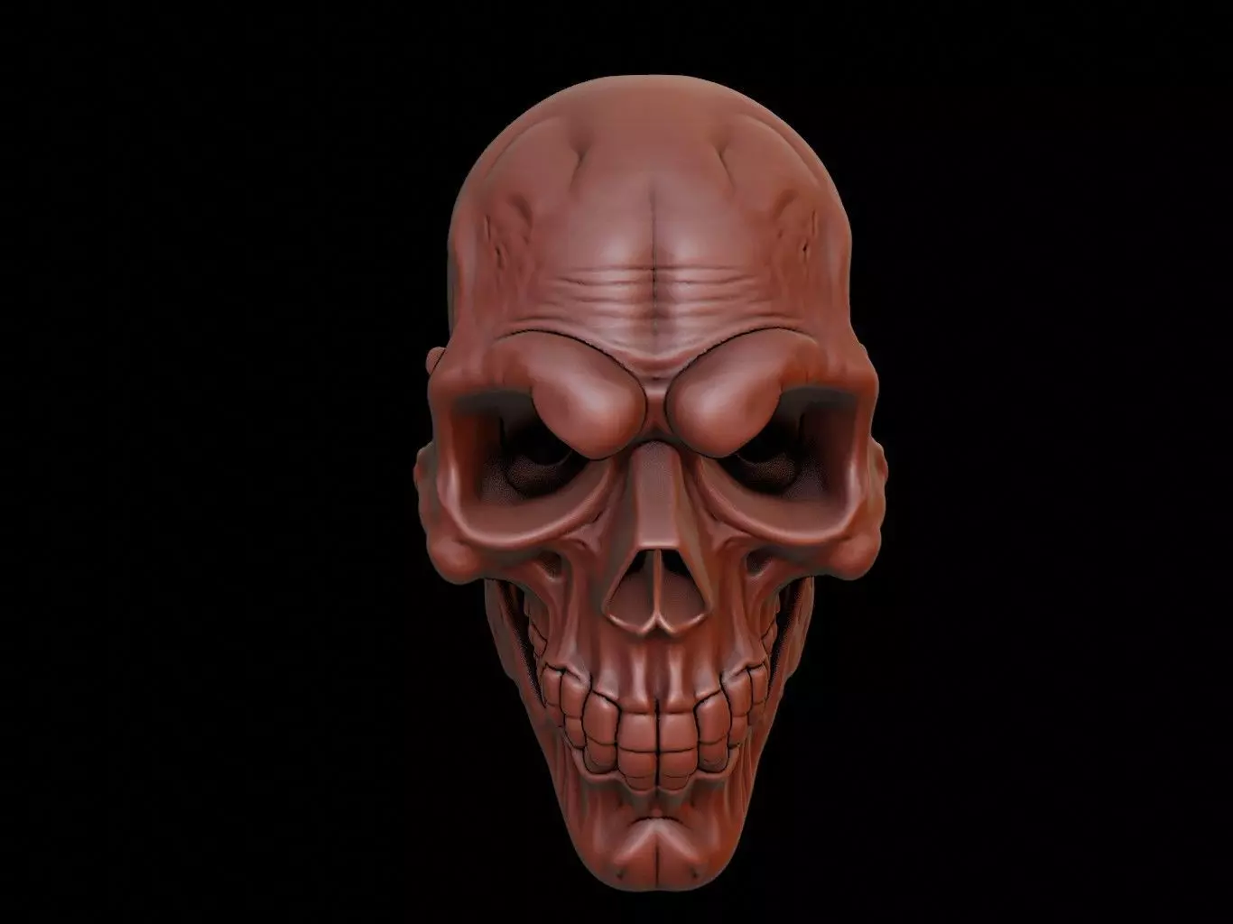 Undead Mask 3d Printing 3D print model