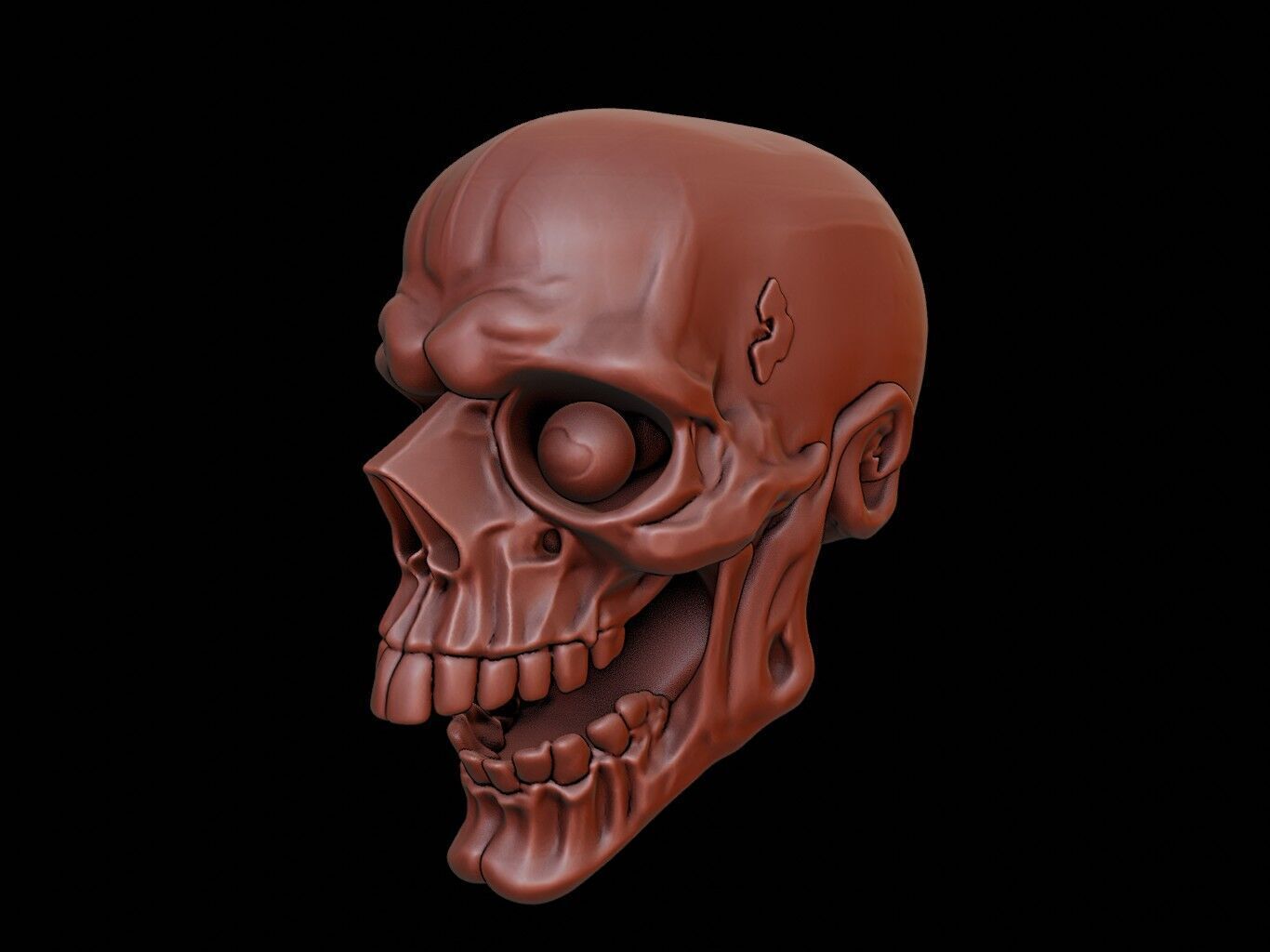 Undead Mask 3d Printing 3D print model_2