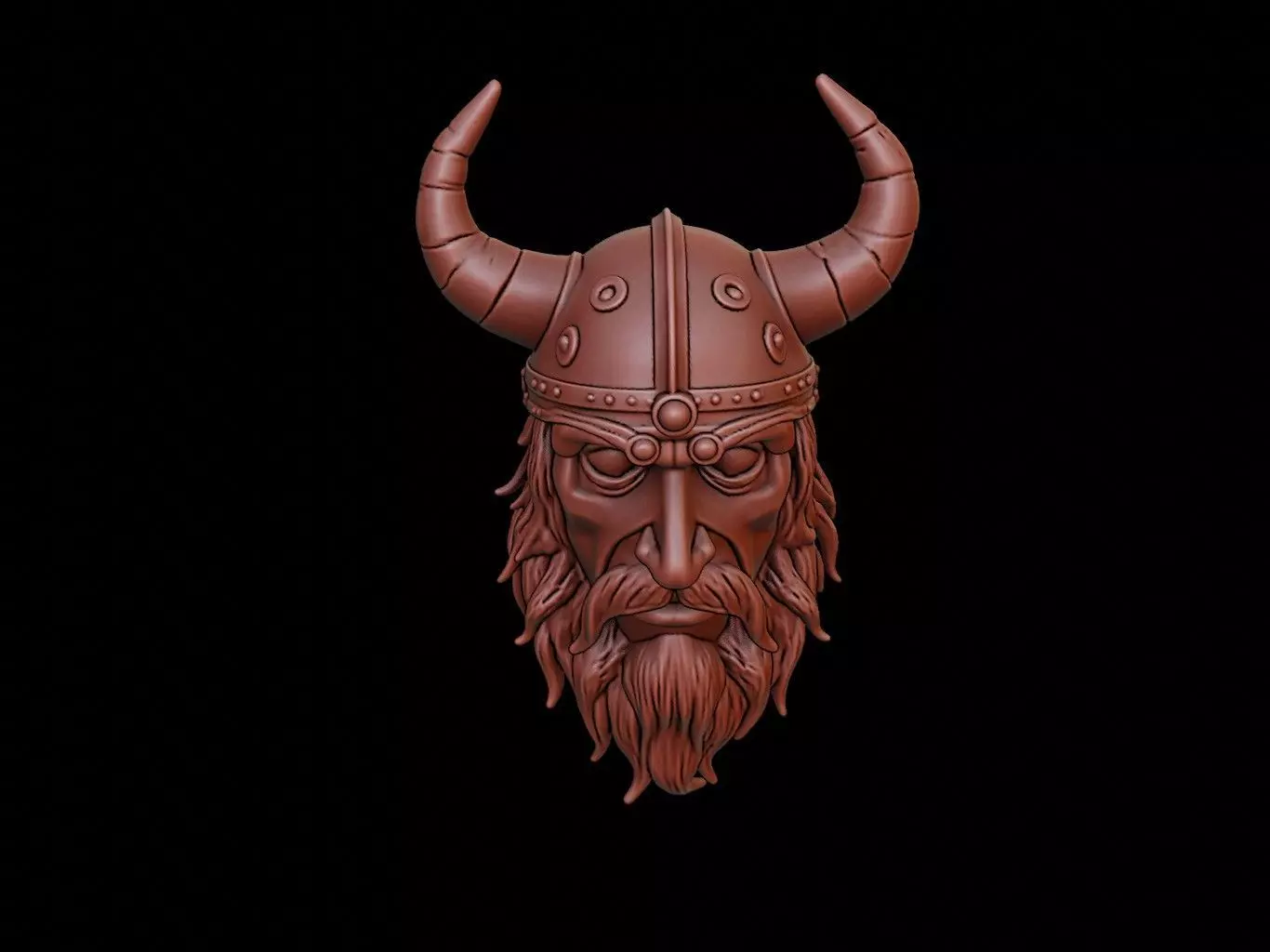 Viking Mask 3d Printing 3D print model_0