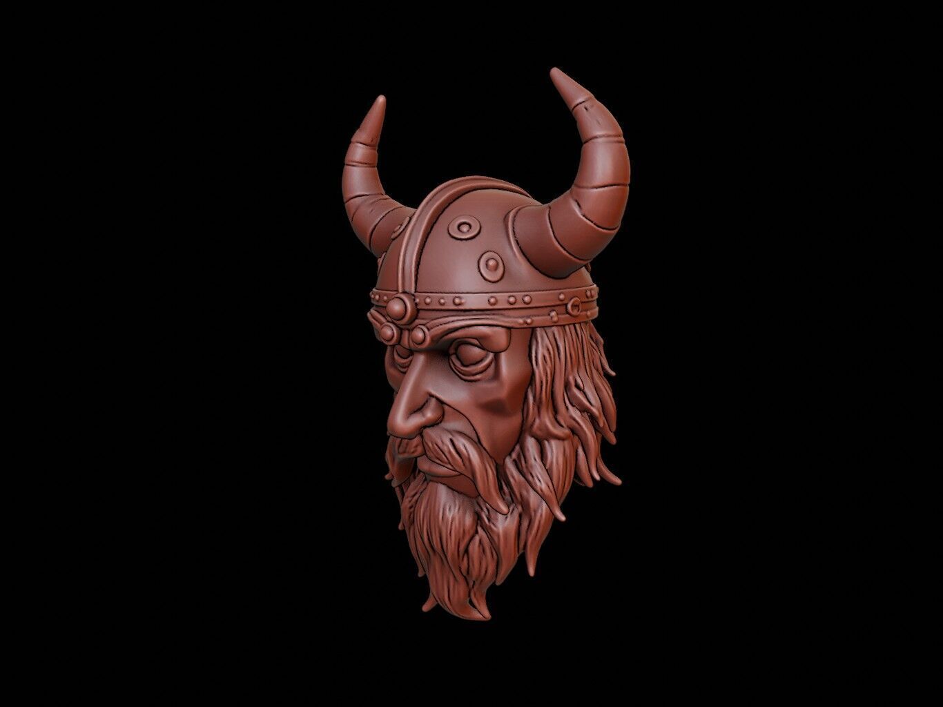 Viking Mask 3d Printing 3D print model_2