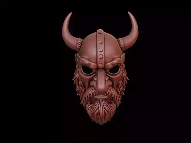 Viking Mask 3d Printing 3D print model