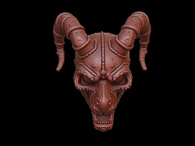 Warlock Mask 3d Printing 3D print model