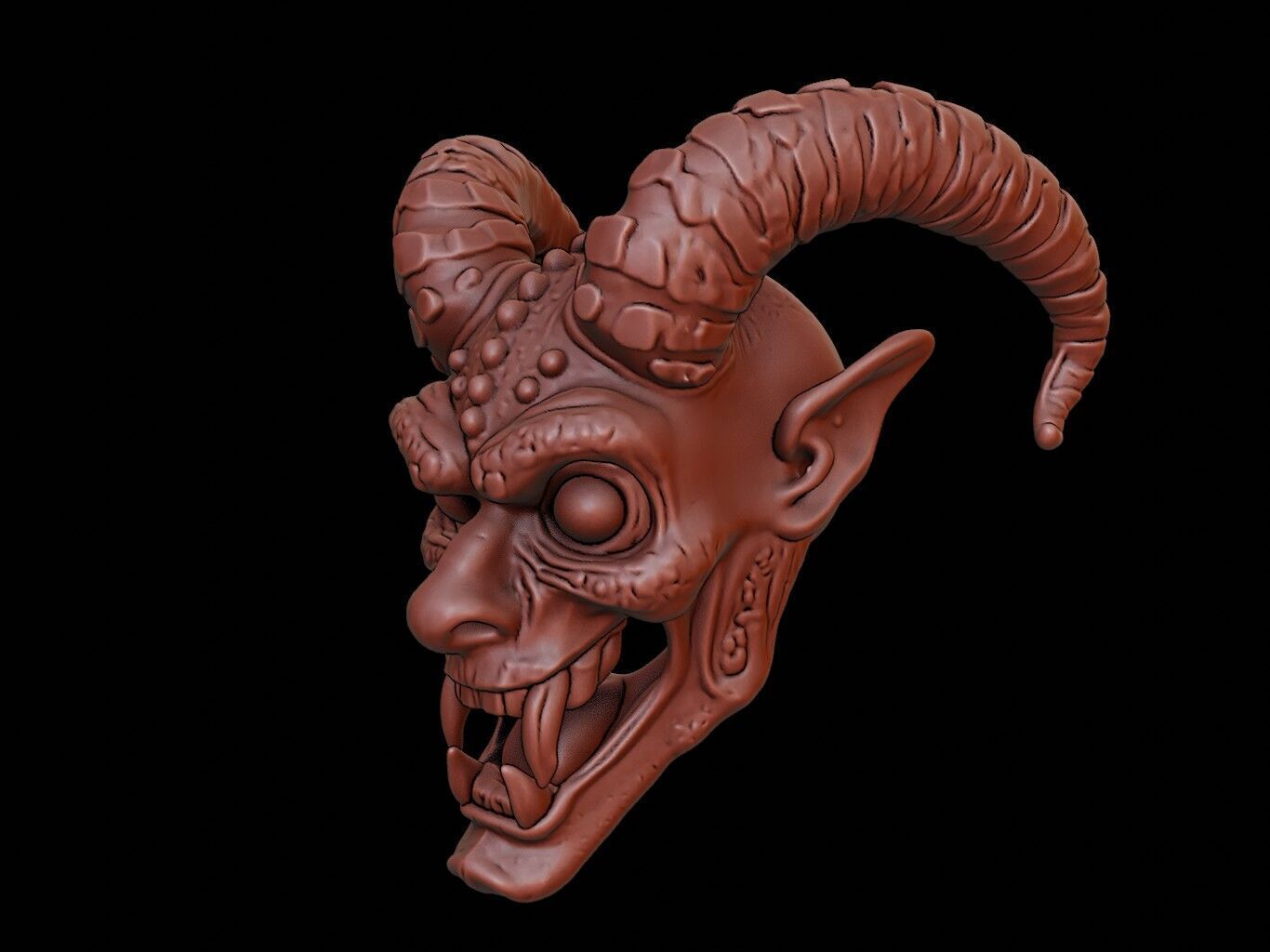 Warlock Mask 3d Printing 3D print model_2