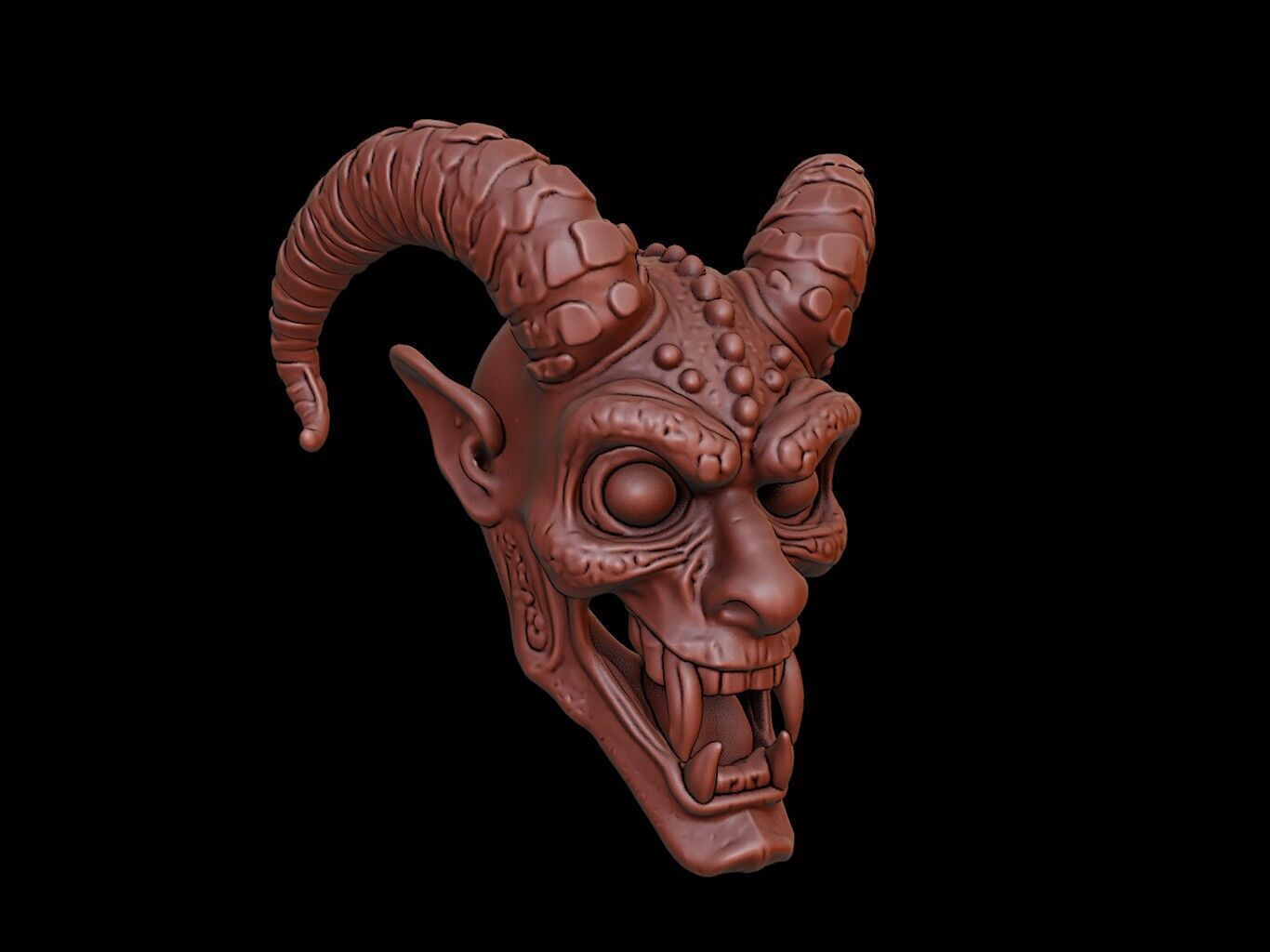 Warlock Mask 3d Printing 3D print model_1